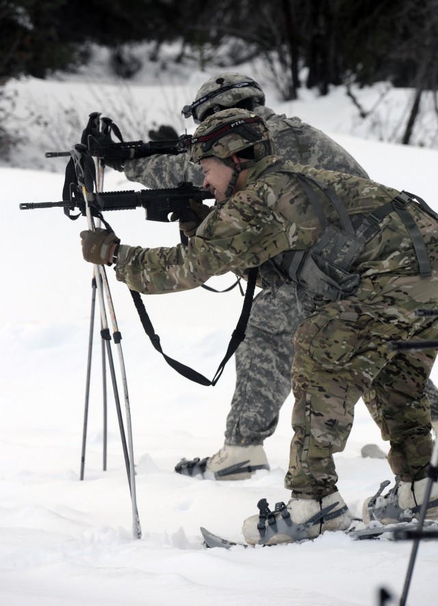 Soldiers learn craft of shooting in cold, snow