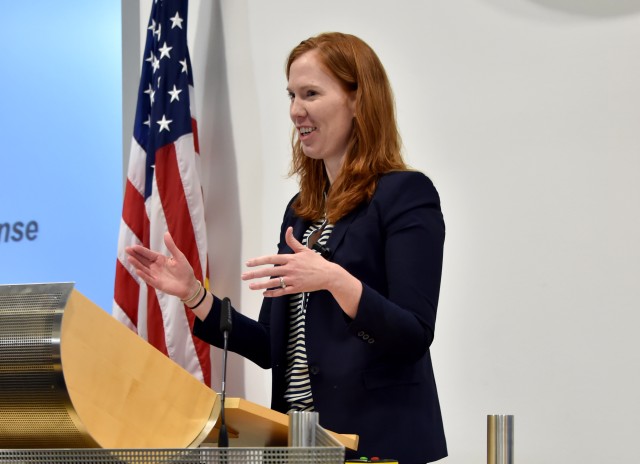 Kate Charlet Speaks at Marshall Center