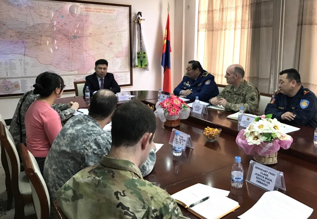 615th CT supporting Mongolia's Gobi Wolf 2017