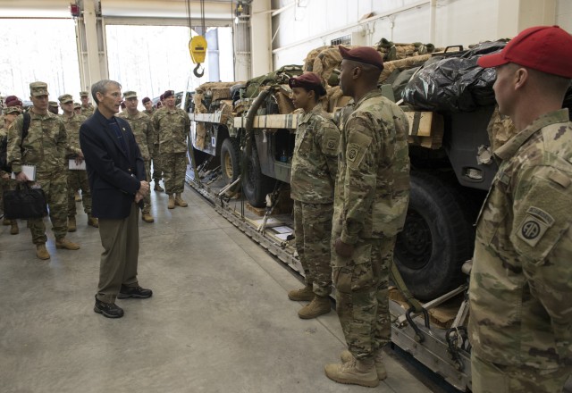 Acting Secretary of Army visits Fort Bragg