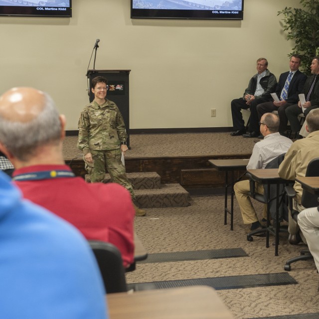 ANAD commander, leaders speak to employees in town hall
