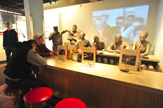 101st Soldiers visit National Civil Rights Museum