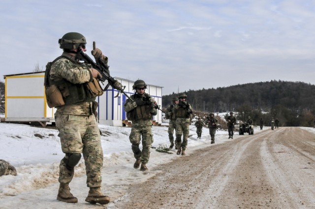 Georgians and Marines meld forces at JMRC