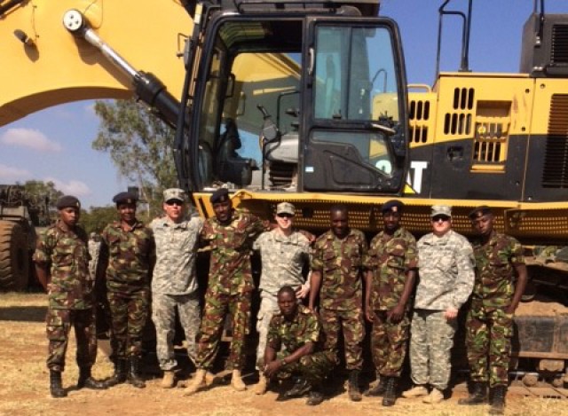 Massachusetts National Guard engineers train in Kenya