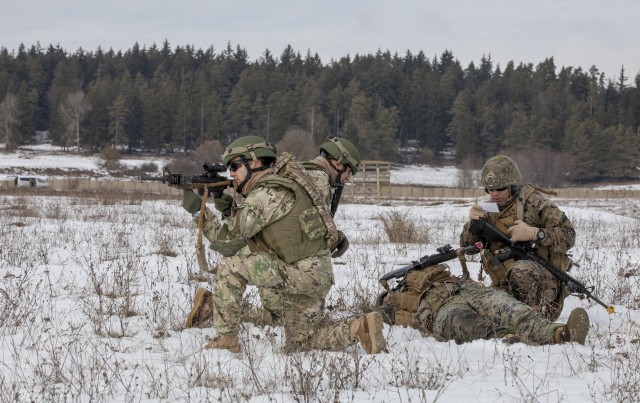 Georgians and Marines meld forces at JMRC