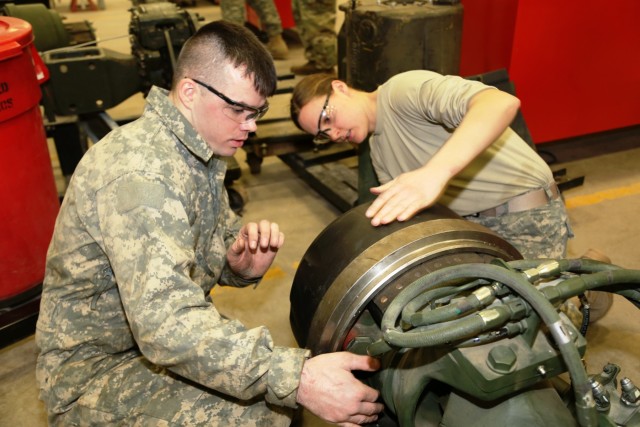 Mechanics build skills in RTS-Maintenance course at Fort McCoy