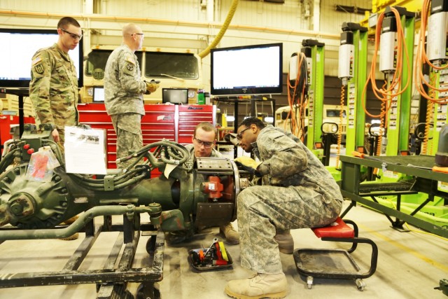 Mechanics build skills in RTS-Maintenance course at Fort McCoy