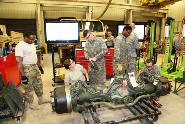 Mechanics build skills in RTS-Maintenance course at Fort McCoy