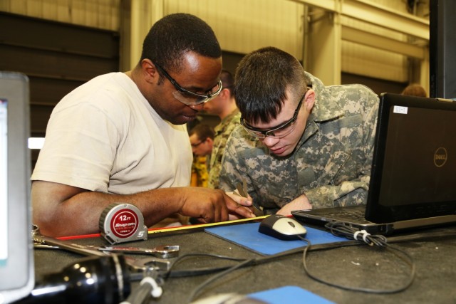 Mechanics build skills in RTS-Maintenance course at Fort McCoy