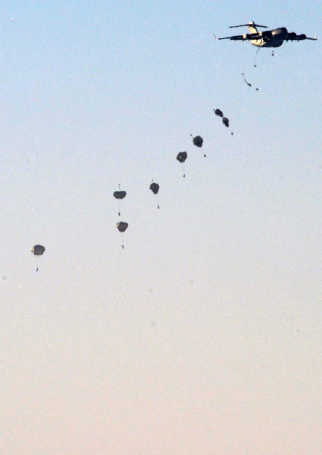 Paratroopers retrieve satellite during Spartan Pegasus exercise