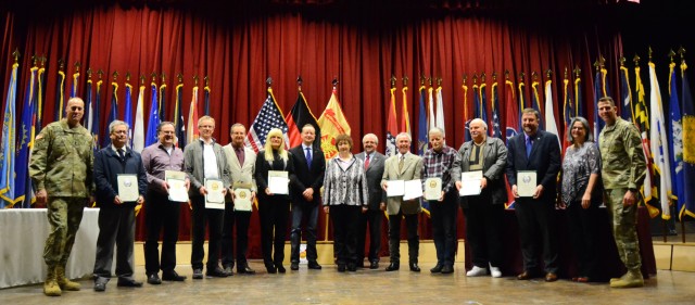 USAG Ansbach Employees honored for 25 and 40 years of service