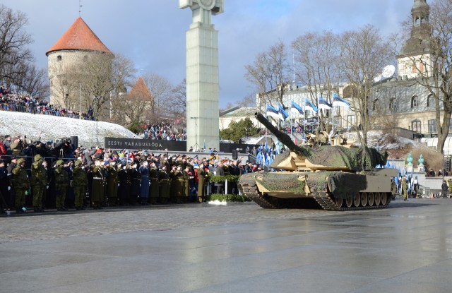 1-68 AR participates in multinational parade in Estonia