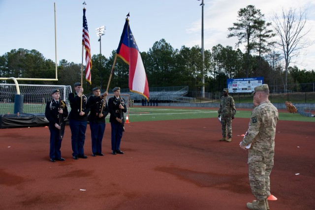 JROTC Color Guard Team