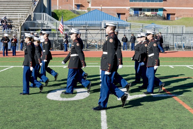 Marine JROTC Unarmed Platoon