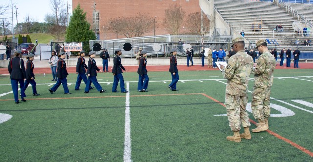 335th Signal Command Judges Annual Drill and Ceremony Competition