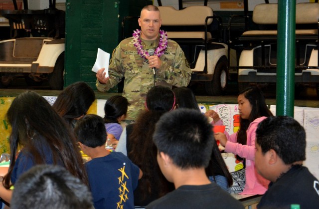 8th MP's 'Peacekeepers' honored with deployment care packages, bond with local student leaders