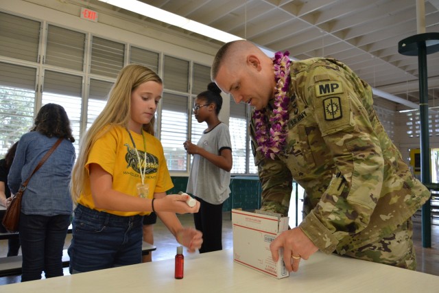 8th MP's 'Peacekeepers' honored with deployment care packages, bond with local student leaders