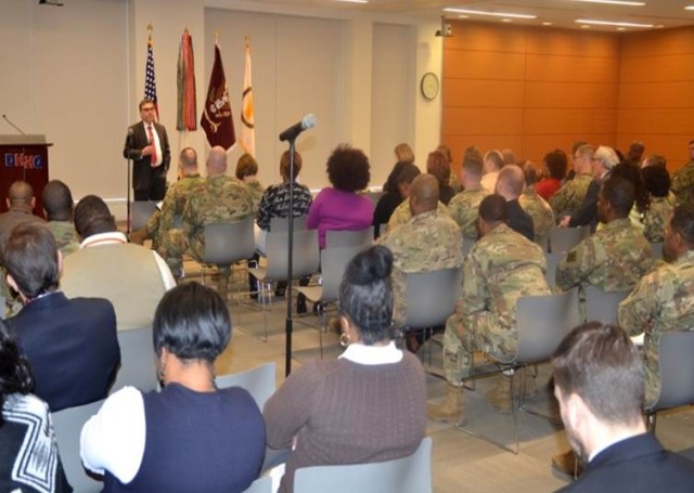 Chief of Staff, Army Medicine, Holds Town Hall