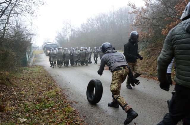 54th Brigade engineers build camaraderie with allied forces