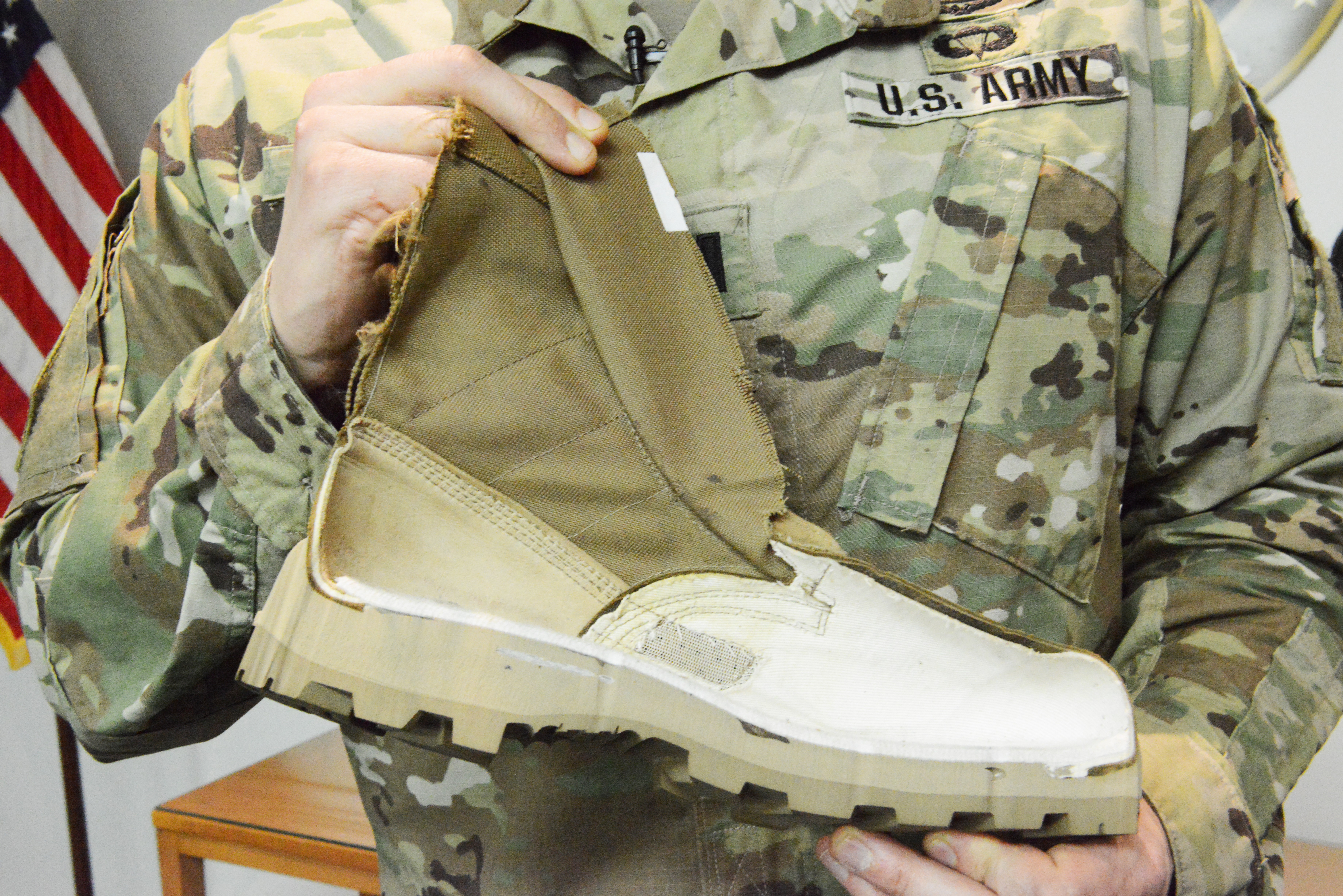 Jungle Boots toile Avec Drainage Trous Military Army Vietnam cuir noir 
