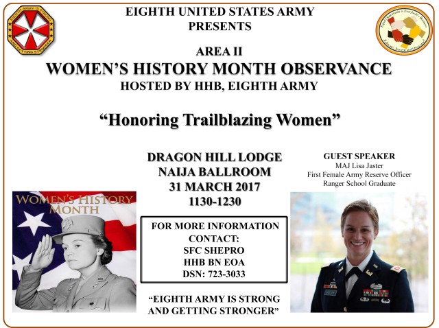 Women's History Month Observance