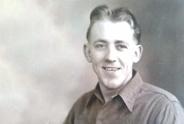 Tech Sgt.  Burton TenBrink Sr. in 1945