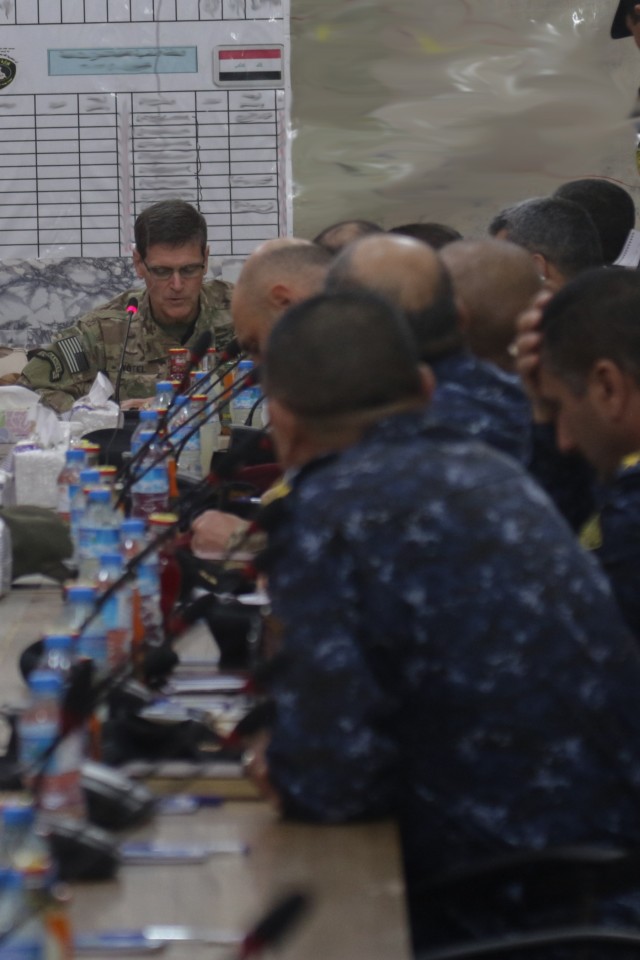 U.S. Central Command leaders visit Coalition, partners in Hamam al-Alil