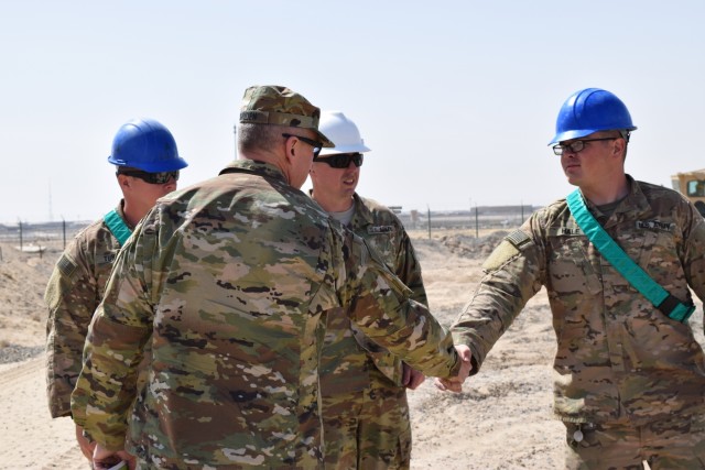 Senior leaders visit Kentucky National Guard Soldiers overseas