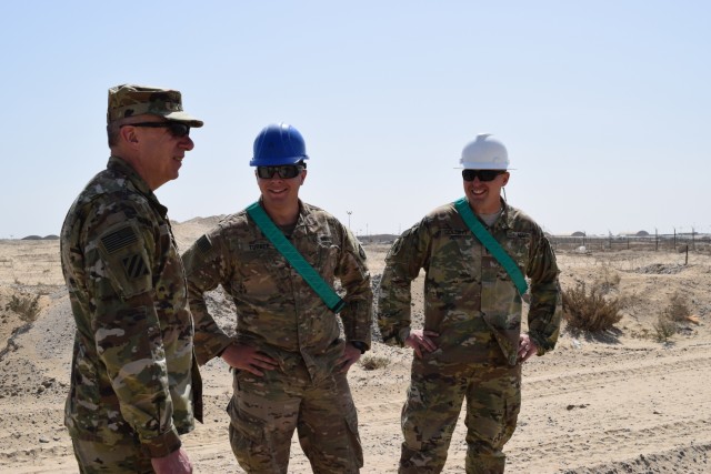 Senior leaders visit Kentucky National Guard Soldiers overseas