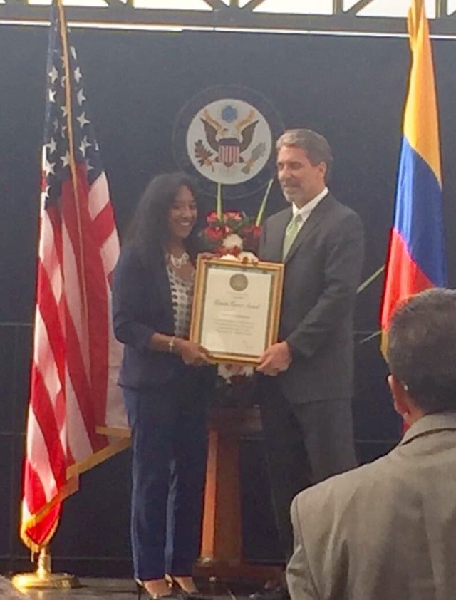 U.S. Ambassador to Columbia recognizes contracting professionals