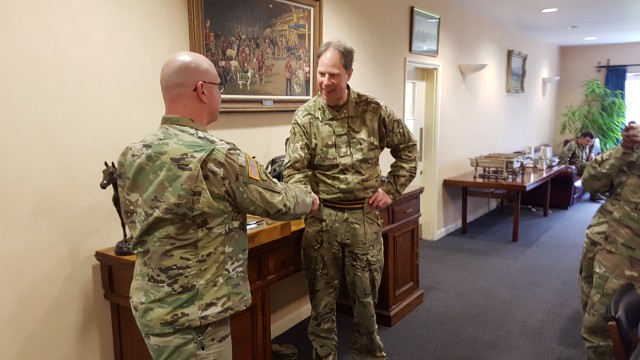 Public Health Command Europe vets visit UK's Defence Animal Centre