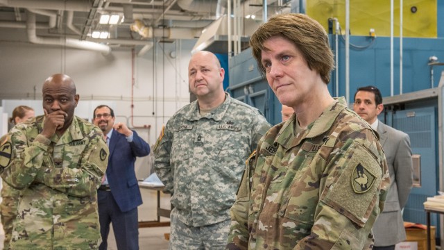 West Point official visits Army laboratory