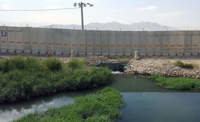 Deployed Army engineers complete massive culvert project at Bagram