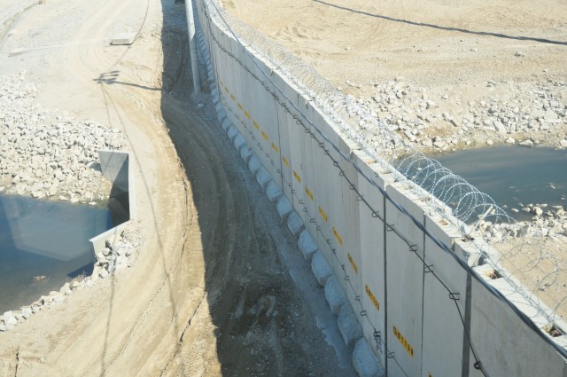 Deployed Army engineers complete massive culvert project at Bagram