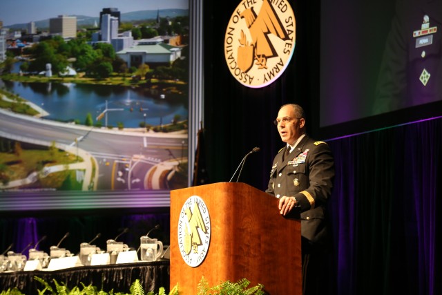 Army's senior logistician speaks at AUSA Global Force Symposium