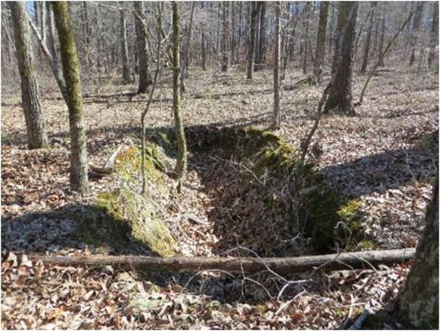 Trench on Camp McClellan