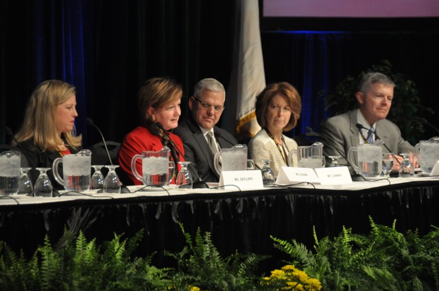 Senior civilians speak on leadership development