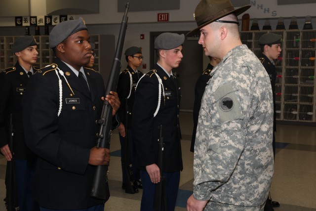 JROTC Cadets compete for top honors in 7th Brigade event