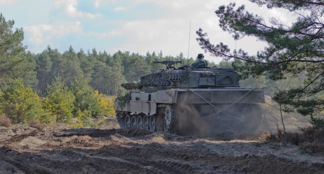 Polish, U.S. tanks lead the way during combined maneuver training