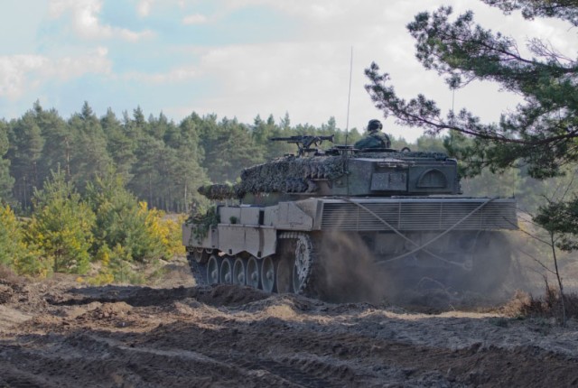 Polish, U.S. tanks lead the way during combined maneuver training