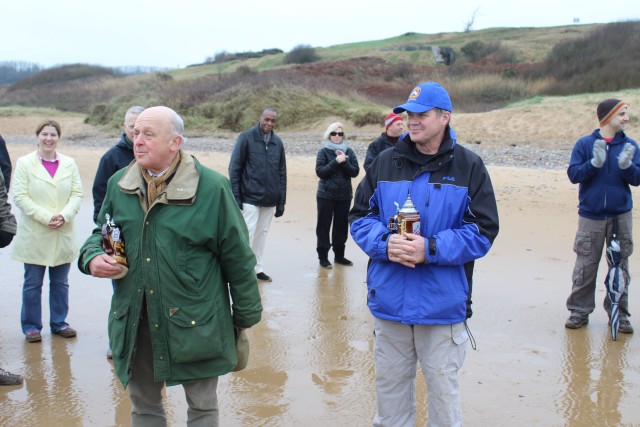 Knight's Brigade visits the beaches of Normandy
