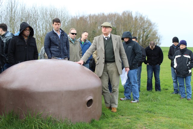 Knight's Brigade visits the beaches of Normandy