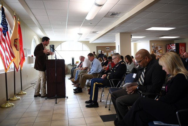 Warrior turned chaplain talks unity at IMCOM HQ prayer luncheon