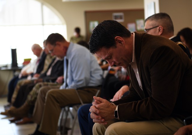 Praying for unity at U.S. Army IMCOM HQ