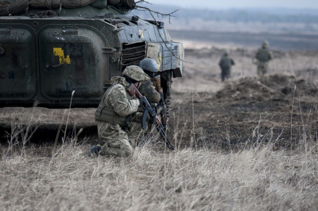 Lead in the air - live-fire exercise in Ukraine