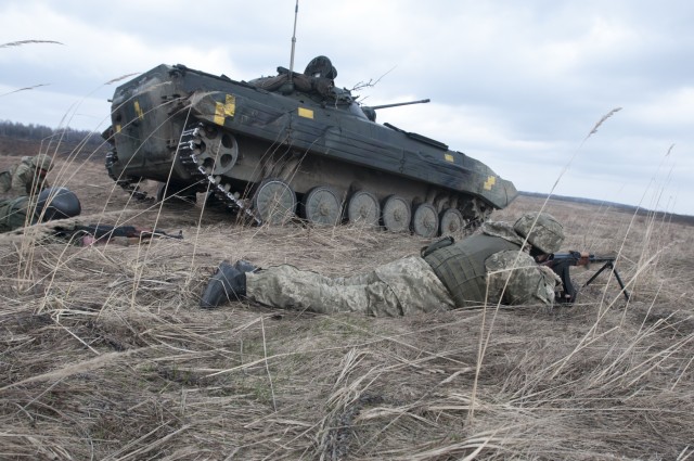 Lead in the air - live-fire exercise in Ukraine