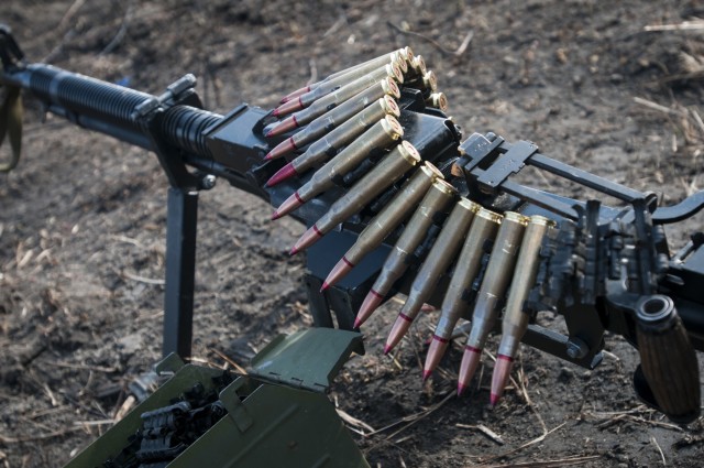 Lead in the air - live-fire exercise in Ukraine