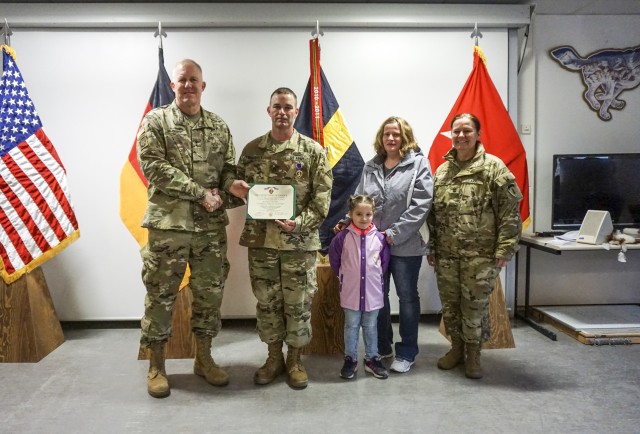 Purple Heart Medal is awarded to JMRC Soldier