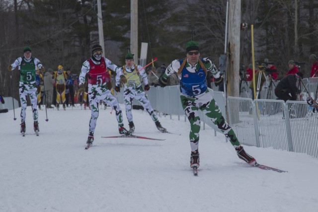 Biathletes Compete in Patrol Race