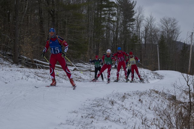Biathletes Compete in Patrol Race